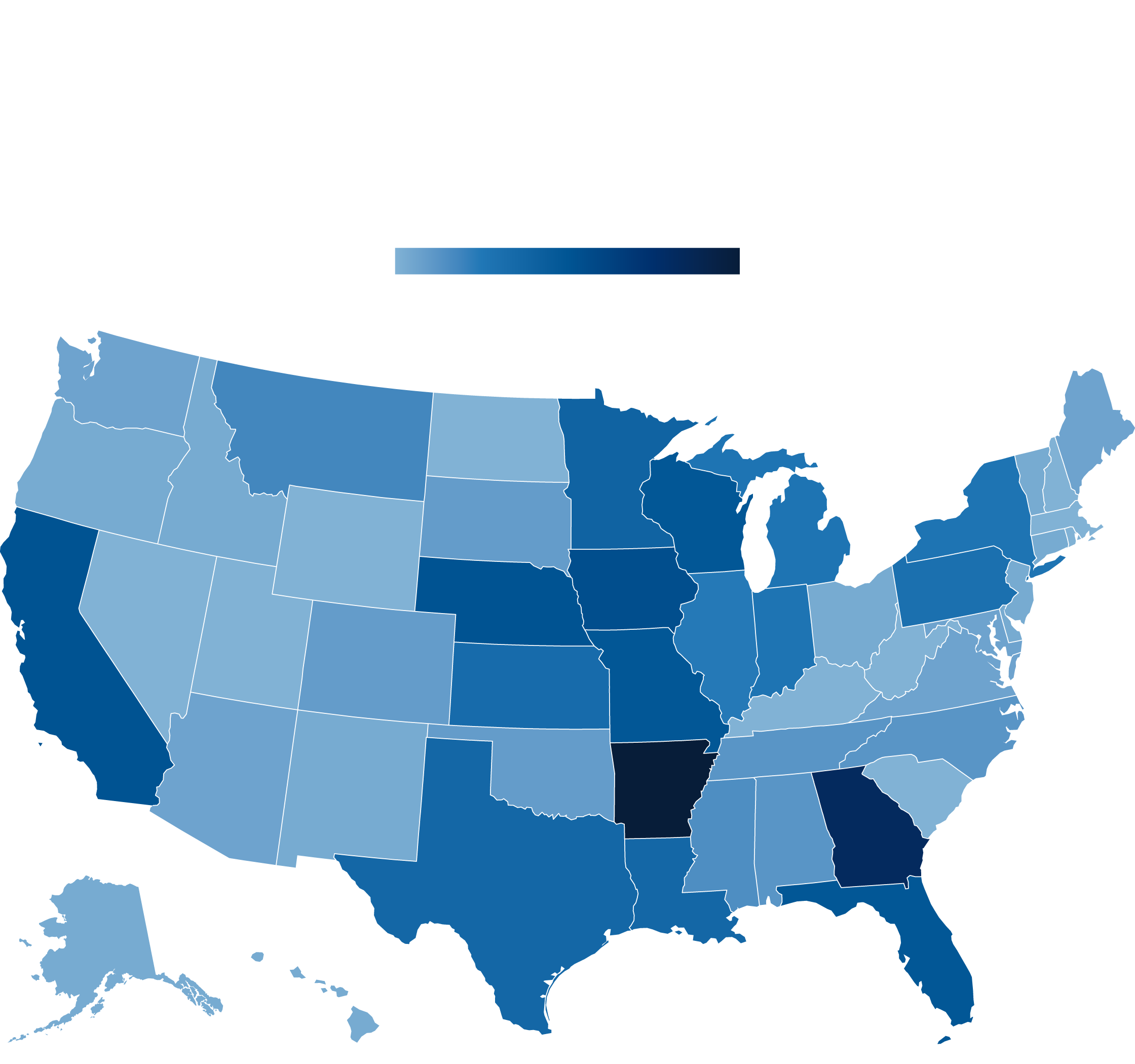 Farm Bankruptcies by State